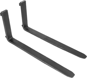 OEDRO 1pc / 2pcs 4000lbs Skid Steer Pallet Fork Blades 48" Forklift Blades for Tractors Loaders Skid Steer Attachment Easy Integration