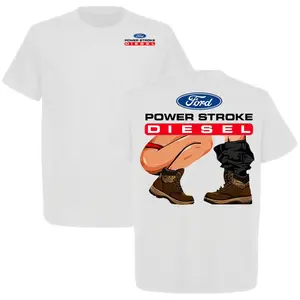 Ford Powerstroke " She Likes It Stroked " T-Shirt, Powerstroke Shirt, Perfect for Truck & Car Enthusiasts, Full Size, Full Color