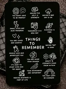Daily Uplifting Mindset Wallet Cards | Full Collection of Positive Quotes + Cute Icons—a daily source of emotional support for friends and family, a heartwarming gift for both men and women, and durable, portable cards for emotional healing.