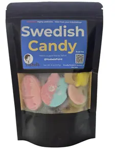 Swedish Candy Mix Sour Skulls Aliens Bub Gummies Imported Scandinavian Chewy Candy Bulk Snack