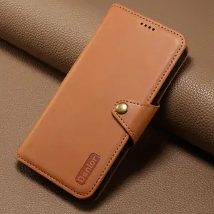 Faux Leather Card Holder Stand Wallet Magnet Flip Cover Phone Case For iPhone 17 Pro Max 16 Plus 15 Pro 14 13 12 For Unisex Relatives Friends And Elders Holiday Gift