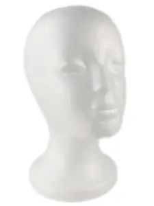 Foam Head Mold Wigs Display Mannequin Head, Ideal for Wig Showcase, Durable & Lightweight Design, Perfect for Retail Displays