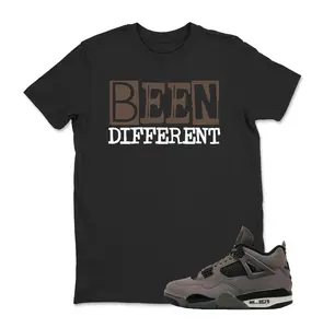 Been Different Sneaker Shirt White to Match Jordan 4 Cave Stone, Retro Tee, Sneakerhead Outfit