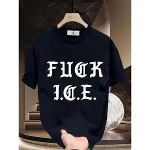 Fashionable 180g 'F*ck I.O.E.' T-Shirt for Summer - Perfect for Family Barbecues, Company Events, and Gifts for Him