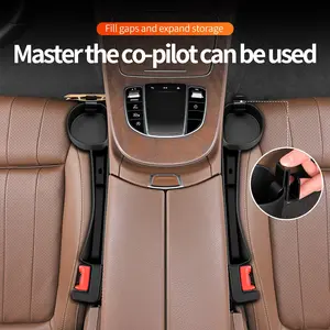 Car Seat Gap Organizer Box with Cup Holder, Universal Multi-Functional Car Storage Box, Side Pocket for Car Interior Organization, Car Storage Organizers