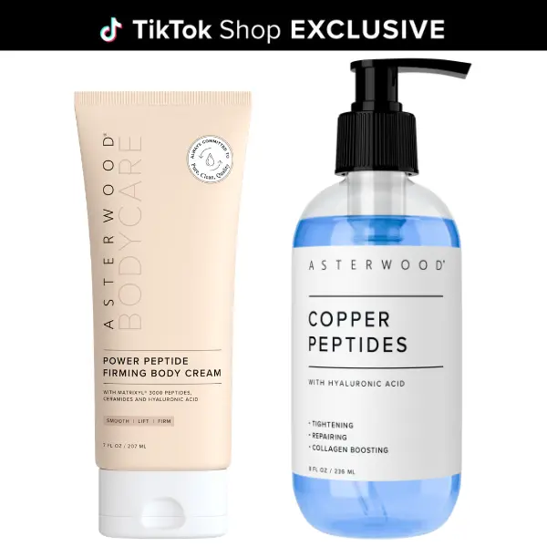 Total Body Peptide Duo Face + Body Firming & Collagen Support | Copper Peptide Serum + Tightening Cream for Smooth, Hydrated Skin Total Body Peptide Duo Face + Body Firming & Collagen Support | Copper Peptide Serum + Tightening Cream for Smooth, Hydrated Skin