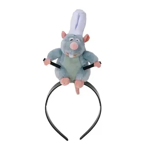 Get a Unique Look with the Crazy Chef Mouse Hair Pins in Plush Animal Design, Cute and Fun Hair Accessories for Girl