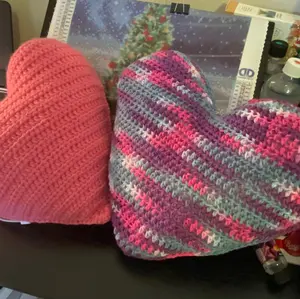 Heart pillows