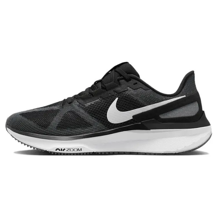 Nike Air Zoom Structure 25 'Black Iron Grey' Men's Running Sneaker - Male Sneaker for Daily Miles, Stable, Overpronation Support, Cushioned Responsive Sole, Runs Small, 5-10.5 US Women's Equivalent Sizes