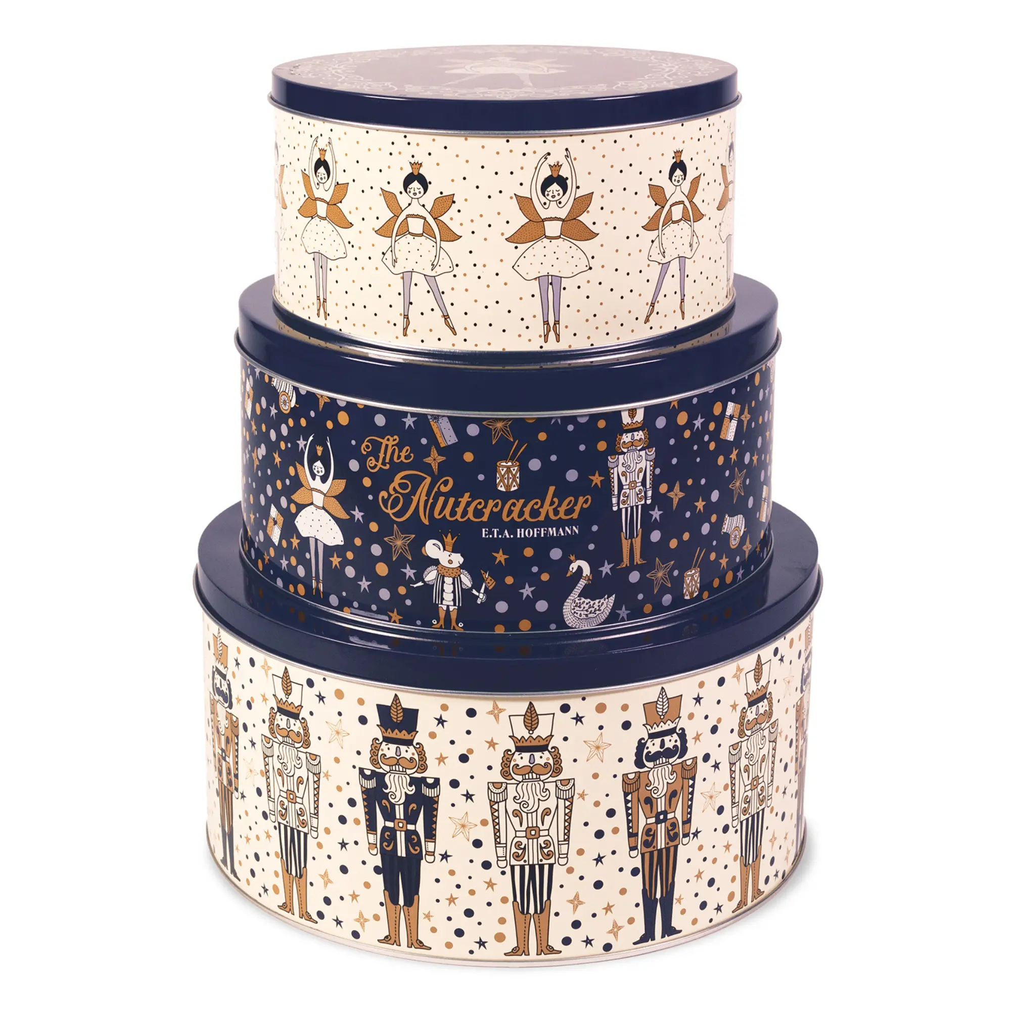 Cookie Tins (Set of 3), The Nutcracker