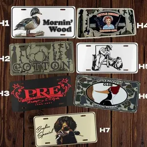 Retro Vintage Vanity License Plate, Car Tag, 12"" x 6"" Aluminum Front License Plate with Pre-Drilled Holes for Installation