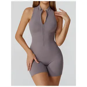 High-intensity sports beauty back yoga onesie zipper nude tight onesie fitness suit women Slim Shape Men's Moisture Wicking T-Shirt compression Print Hip Hop gaiter Flag Hoodie biker shorts clothing men tracksuits Vintage Fire and Ash Unisex Y2K Manga