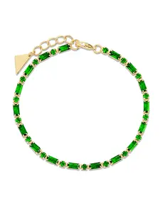Georgia Emerald CZ Tennis Bracelet