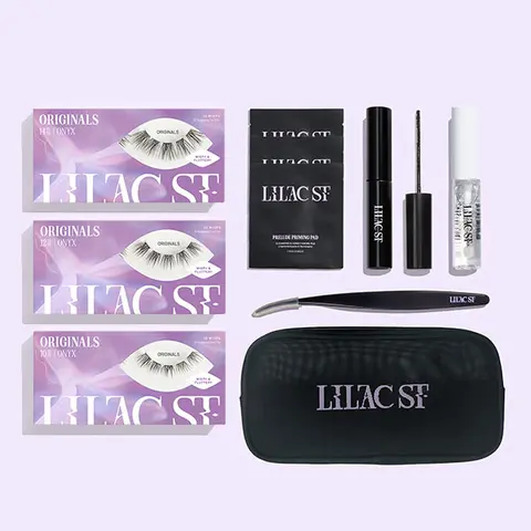 Lilac St. Lash Cluster DIY Extension Kit, Long-Lasting with Waterproof Adhesive and Sealant