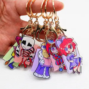 TADC Keychains - THE AMAZING DIGITAL CIRCUS KeyChain, Digital Circus Kawaii Keychains, Keyring Gifts, Digital Circus Keychain Cute Gifts, Bag Accessories