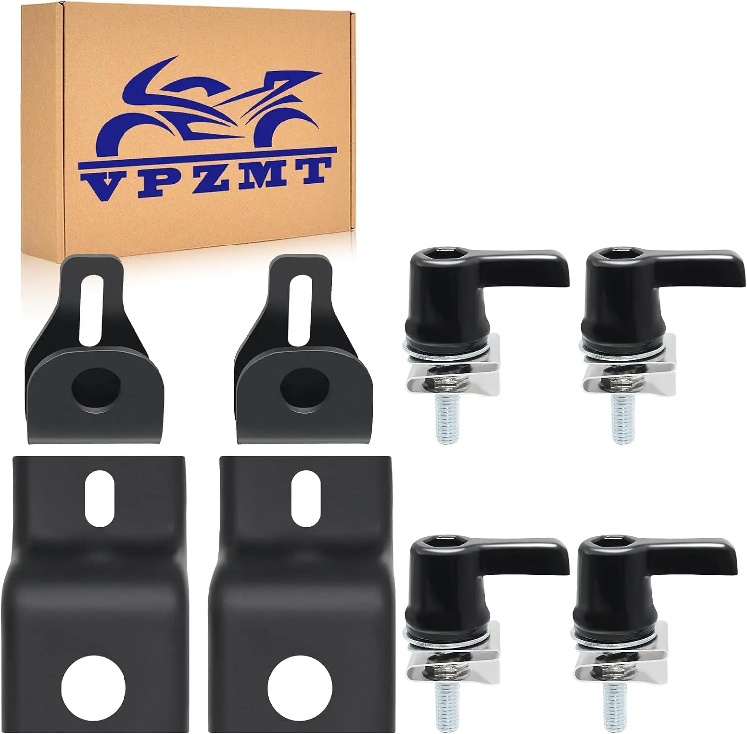 Saddlebag Lock Hardware Bolt Kit/Theft Deterrent Lever Locks Mounting Hardware Screws for Harley Touring Street glide, Electra glide, Road glide 2008-Before