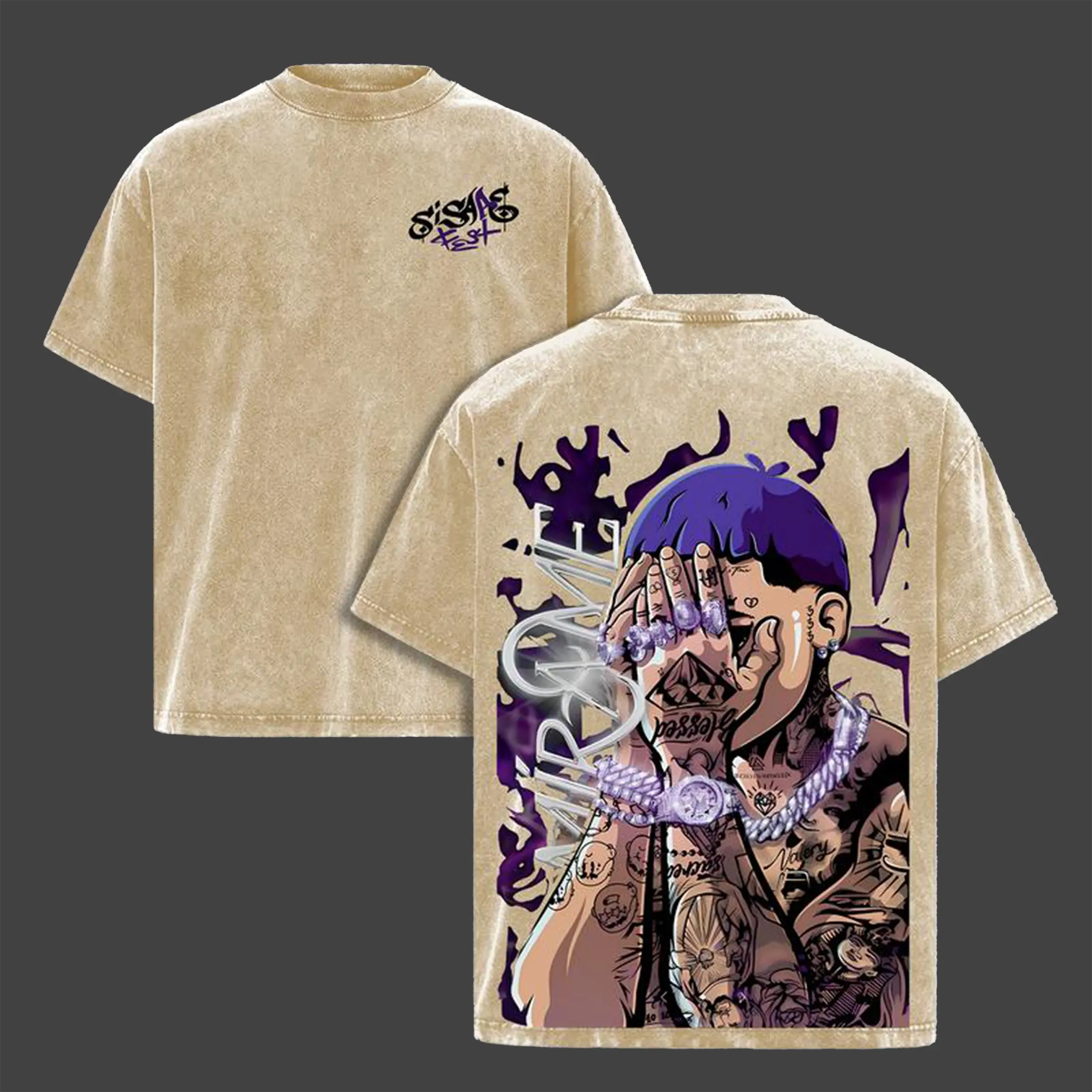 BLESS 25周年 MULTICOLLECTION IV T-SHIRT Nº75 Multicollection IV T-Shirt Doubleprint Butter – BLESS