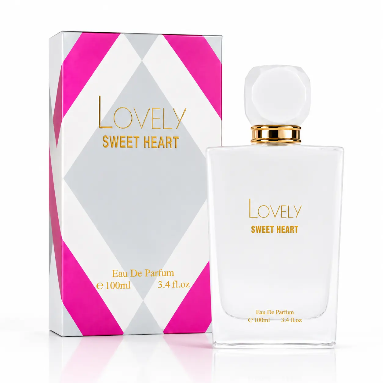 LOVELY SWEET HEART Women’s Perfume, 100ml Eau de Parfum | Grapefruit, Orange, Rose, Cinnamon & Woody Notes |long lasting perfume for women, date night perfume, perfume para mujeres| Long-Lasting Holiday Gift for Her