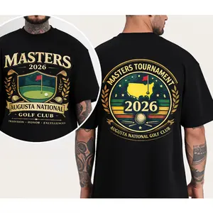 Masters 2026 Golf T-shirt Augusta National Tee Vintage Style Tournament Fan Gift Unisex Graphic T-Shirt Golf Lover Apparel T-shirt