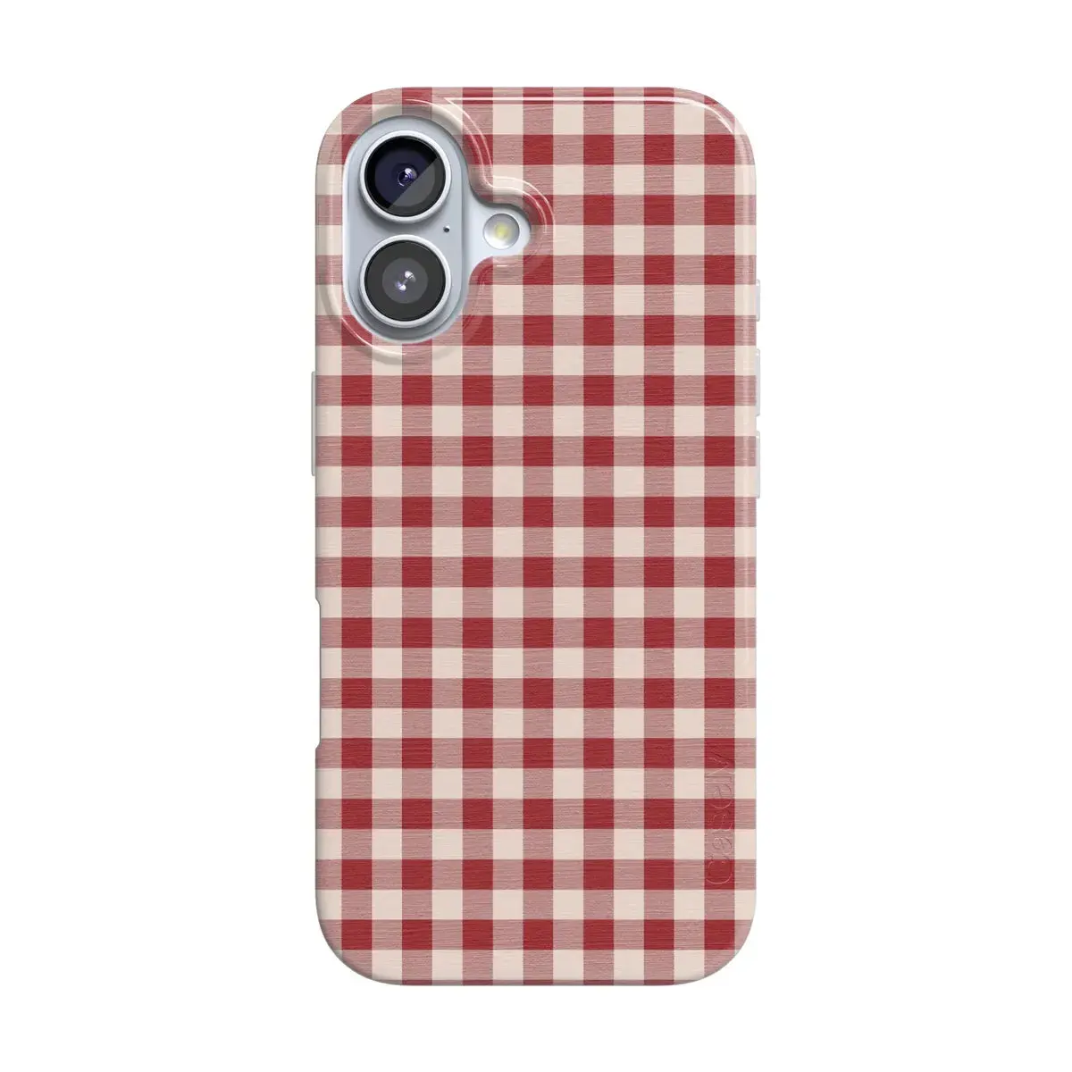 Casely iPhone 16 Case | Sweet Jam | Red Gingham | Compatible with MagSafe | Classic Ultra Thin Design