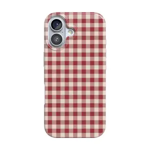 Casely iPhone 17 Case | Sweet Jam | Red Gingham | Compatible with MagSafe | Classic Ultra Thin Design