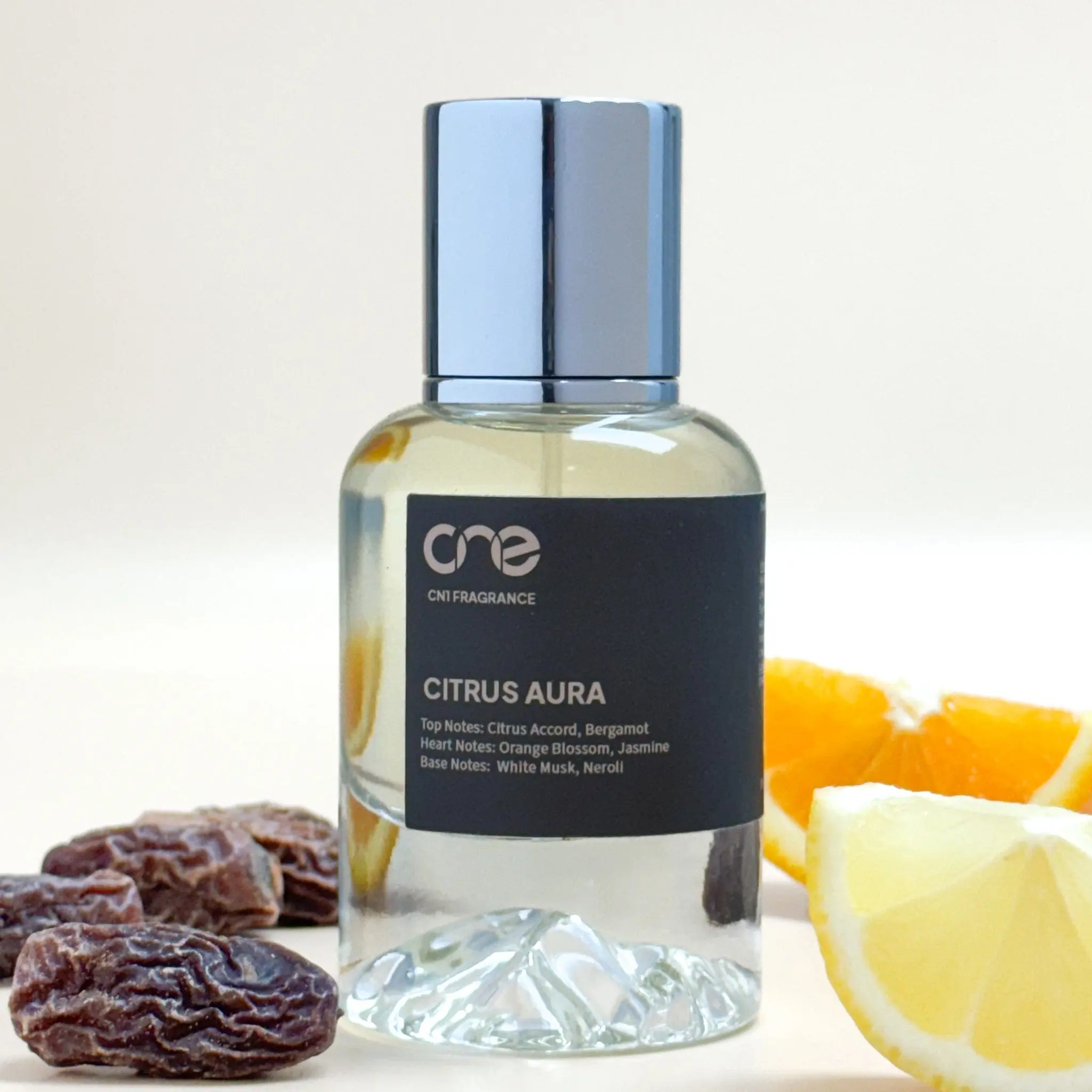 Citrus Aura by CN1 Fragrance EDP Unisex Perfume with Citrus Bergamot Orange Blossom Jasmine & White Musk Notes