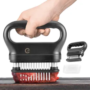 Meat Tenderizer Tool with 48 Stainless Steel Ultra   , Kitchen Cooking Tool  For Tenderizing, BBQ, Marinade