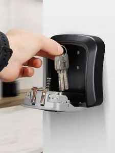 11-piece key lock safe, key box, combination box, combination key box, wall-mounted key lock box, outdoor key storage cabinet, combination key box with aluminum alloy lock cylinder, high-strength material shell, anti-smashing/anti-explosion/anti-lock