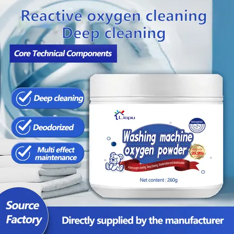 【Liapu】Washing Machine Drum Cleaner Powder - An effective cleaning solution for gentle washing of your washing machine, Household, Cleaning Agent