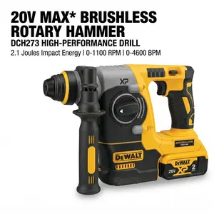 DEWALT Hammer  DCH273 20V Brushless SDS 2.4J