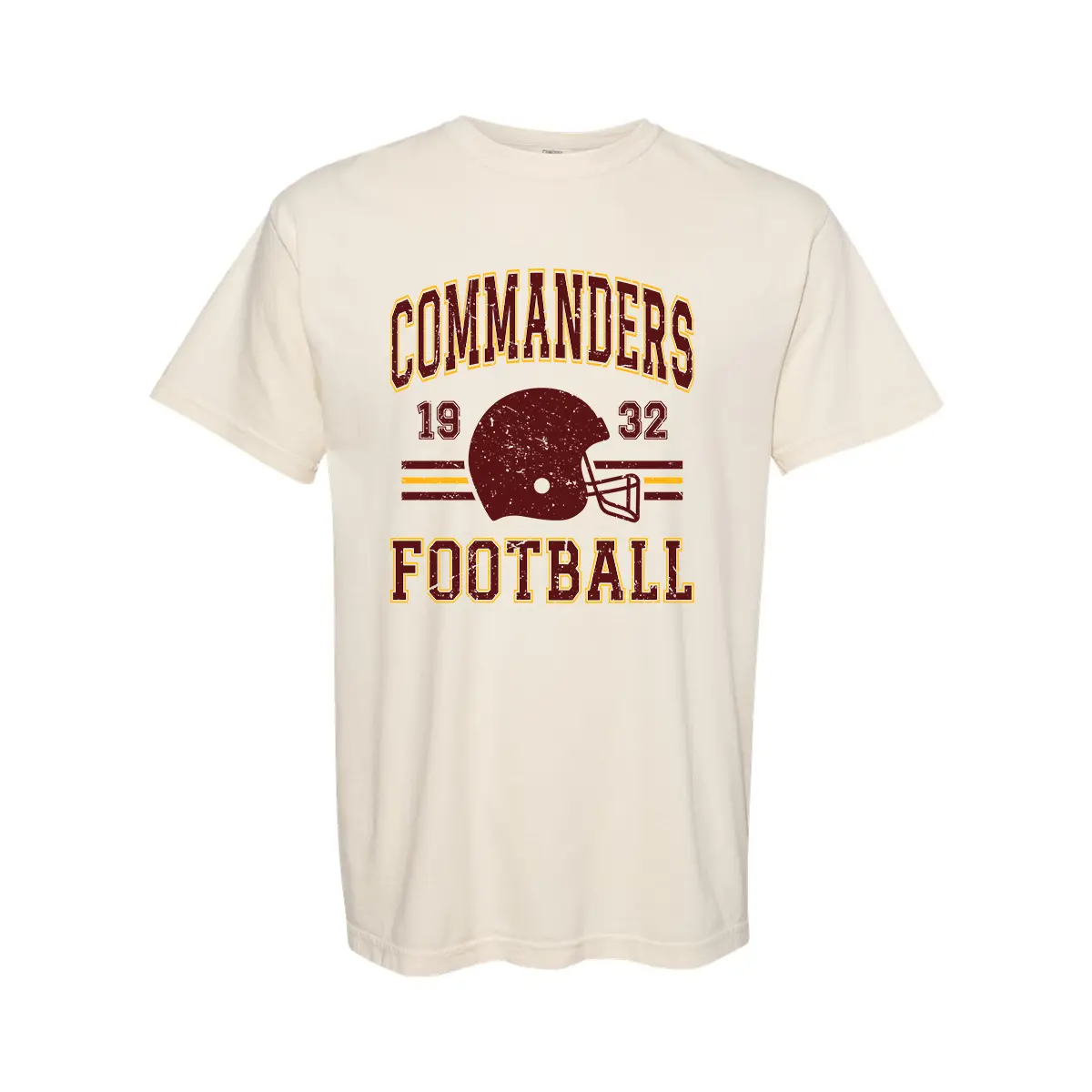 Commanders T-shirt for Gameday - Comfortable Fit with Team Logo Perfect for Game Day Fans