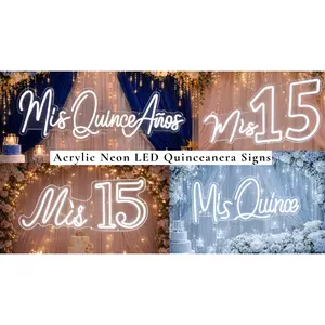 Quinceañera LED Neon Sign – Mis 15 / Mis Quince Años Collection