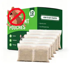 Natural Pest Repellent Pouches 12 Pack, Non-Toxic Indoor Pest Deterrent for Home & Kitchen