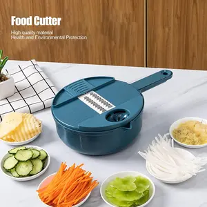 Multifunctional Vegetable Slicer, Manual Potato Shredder, Home Kitchen Carrot Grater, Handheld Food Cutter, Durable & Efficient