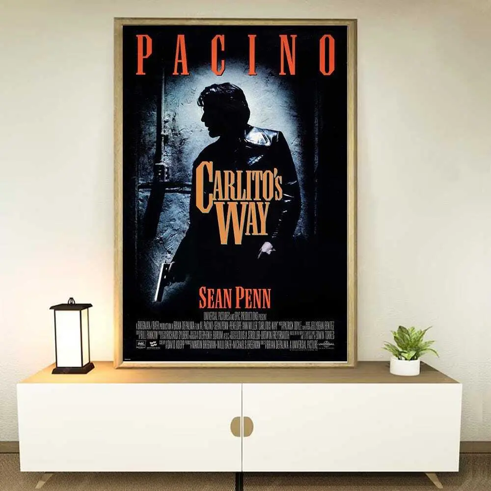Carlito's Way (1993) Movie Poster, Home decoration, Festival gifts, Office decoration