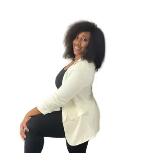 Women’s Cream Blazer Business Casual Workwear White blazer Professional