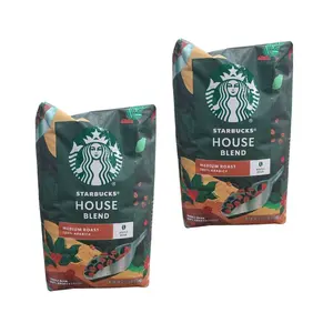 Starbucks Whole Bean Coffee, Medium Roast Coffee, House Blend, 100% Arabica, 1 bag (40 oz). 2PACK.