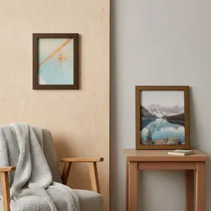 Natural Tree Bark Wooden Memorial Photo Frame, Exclusive Real Wood Stand, Birthday Anniversary Couple Family Gift, Keepsake Memory Frame