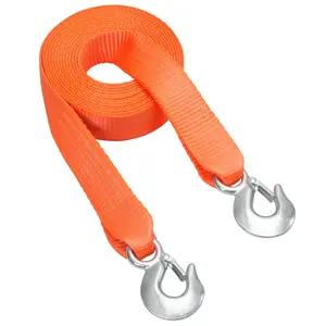 VEVOR Towing Strap Rope 17000 lbs 20 ft Car Tow Cable with 2 Hooks Heavy Duty