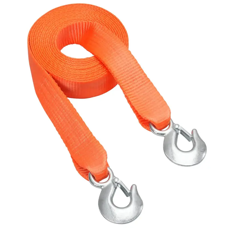VEVOR Towing Strap Rope 17000 lbs 20 ft Car Tow Cable with 2 Hooks Heavy Duty