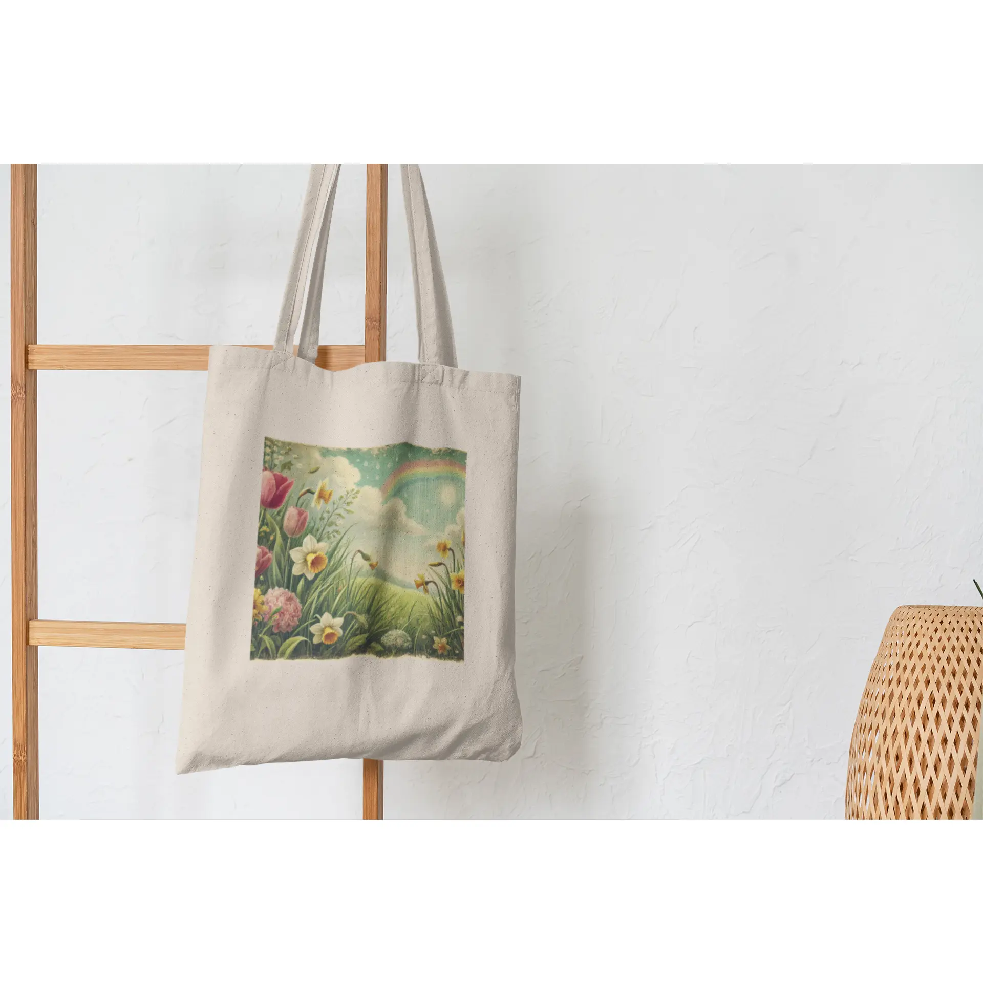 Personalized Tote Bags for Women | Bridal Party Gift | Bridesmaid Tote Bag | Floral Tote Bag Birth Flower Bag Bridesmaid Gifts for her