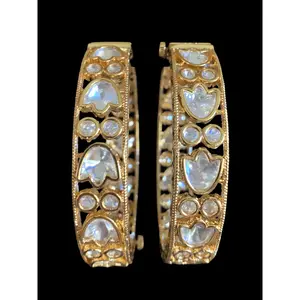 B60 NAGMA polki bangles ( READY TO SHIP)