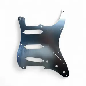 New Fender Stratocaster Electric Guitar Brushed Silver Aluminum Replacement Scratch Plate Pick Guard