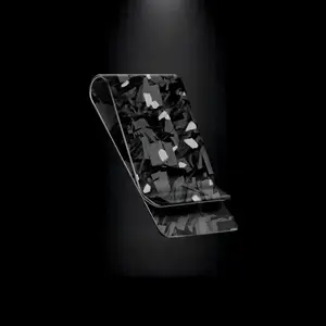 Cash Clip | Silver Forged Carbon