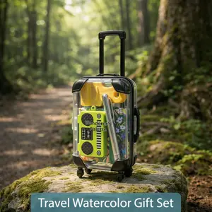 Travel Watercolor Gift Set | Portable Art Kit | Gift for Artist