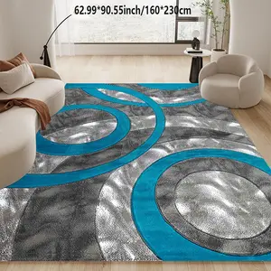 Abstract Art Modern Wind Area Carpet Machine Washable Home Decoration Sofa Tea Table Cushion Bedside Cushion Dining Table Cushion Kitchen Study Home Carpet Floor Cushion