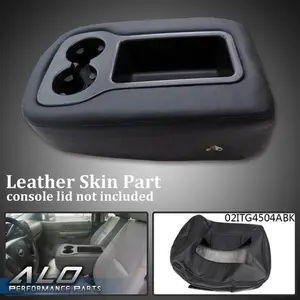Console Jump Leather Armrest Cover For 2007-2013 Chevy Silverado 1500 2500 3500
