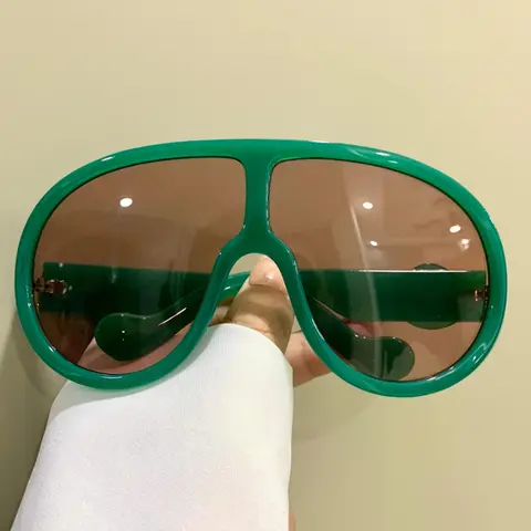Cool Punk Style Thick Frame Glasses for Men & Women, Flat Top Design, PC Material, All Seasons Wear, Casual Stylish Glasses, Unique Decorative Eyewear, Must Have Glasses, Signature Shades