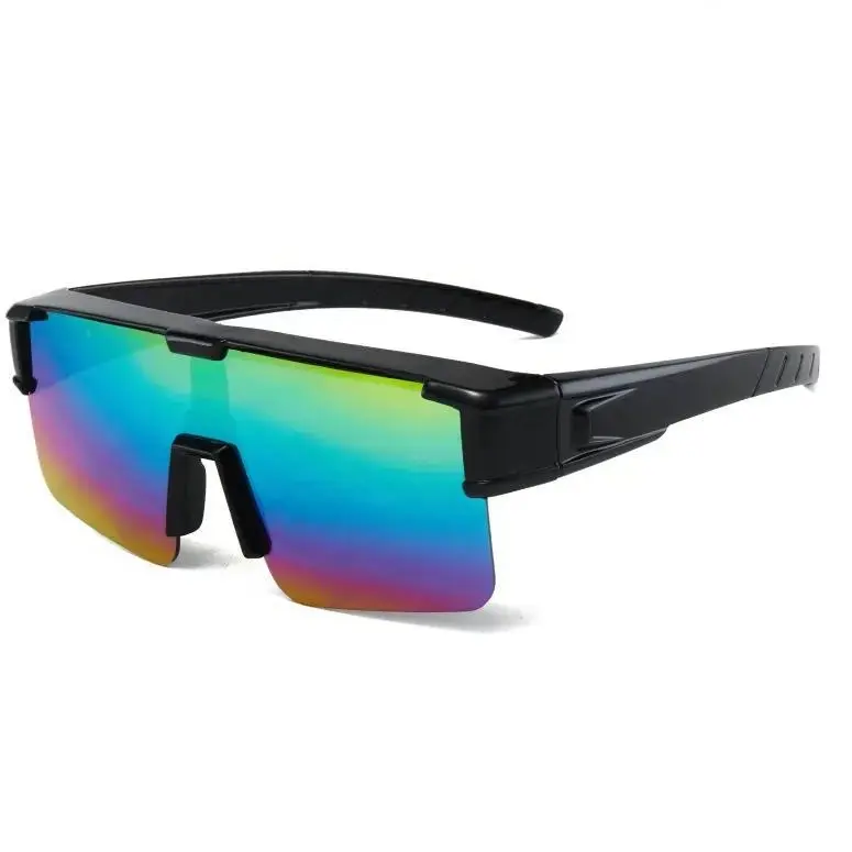 XUH Polarised Lens Fit-Over Sunglasses, UV400 Mirrored Nylon Wrap-Around Shades for Drivers, Multi-Sports Triangle Balance Comfort Eyewear (Sunglasses Over Glasses for Cycling),summer outifit,travel essentials