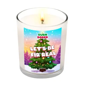 BurnBored XL 18oz Scented Candle – 120hr Burn Time, Hand-Poured Coconut Wax, Nontoxic Luxury Candle for Room Decor